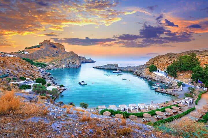 Rhodos, Lindos og middelalderlige by guidet tur fra Cruise Port