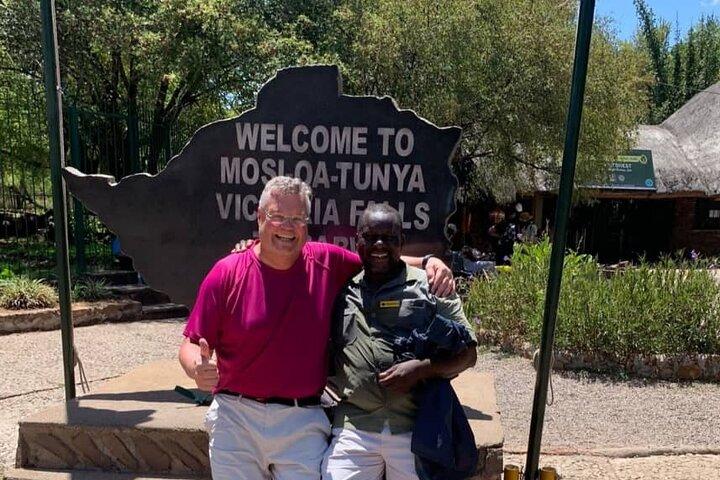 Guided Tour af vandfaldene (Zimbabwe side)