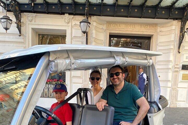 Excursión privada exclusiva en carrito de golf por Roma