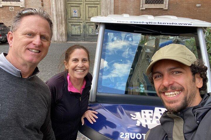 Excursión privada exclusiva en carrito de golf por Roma