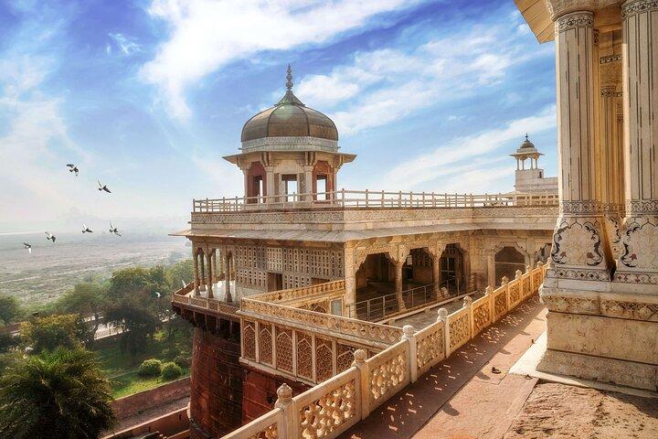 Skip the line-Taj Mahal dagstur med tog