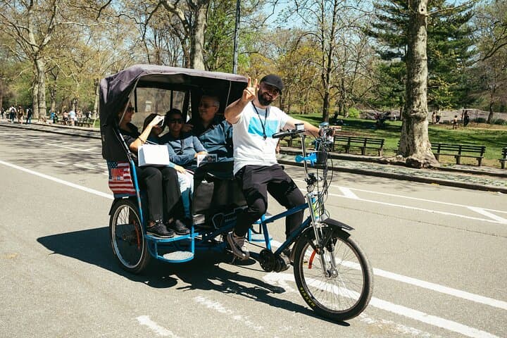Private Central Park Guided Pedicab Tour