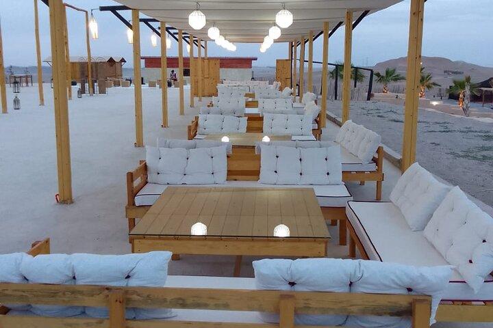 From Marrakech: Have a Lunch with Pool in Agafay Desert