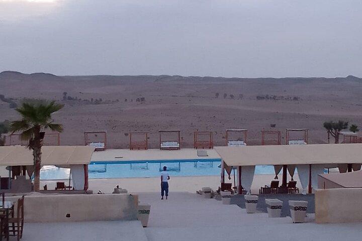 From Marrakech: Have a Lunch with Pool in Agafay Desert