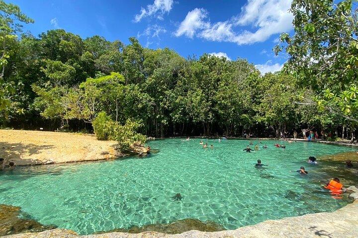 Tour del tempio della grotta della tigre, della piscina di smeraldo e delle sorgenti termali da Krabi