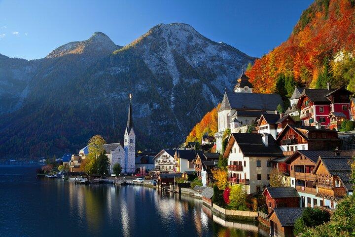 Wien: kleinen Gruppe Tour Hallstatt mit Skywalk, Boot, Bergwerk