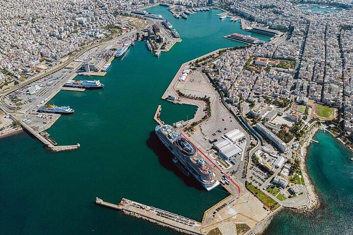 Transport privé du port du Pirée à l'aéroport d'Athènes