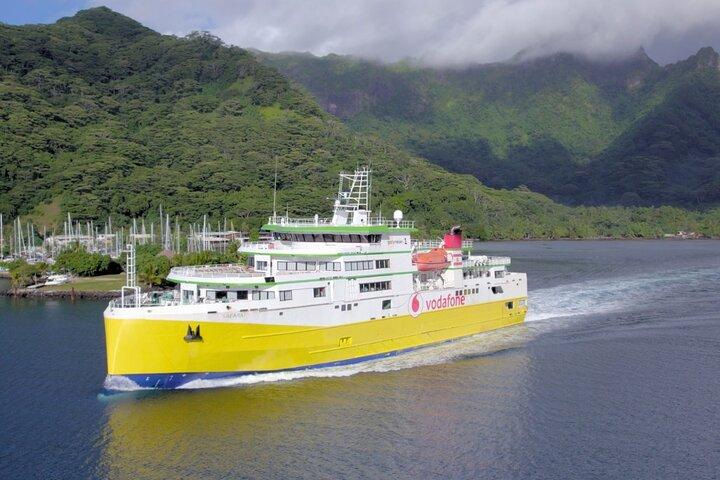 Färjetransfer mellan Papeete, Tahiti och Moorea