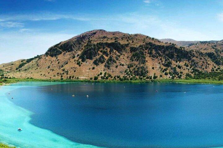 Pr Tour da Heraklion/Chania a Rethimno via Arkadi, Lago di Kourna