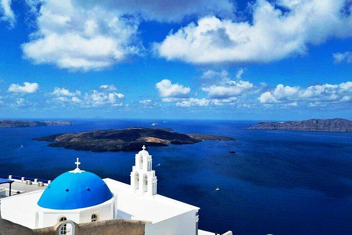 Excursão privada de dia inteiro em Santorini