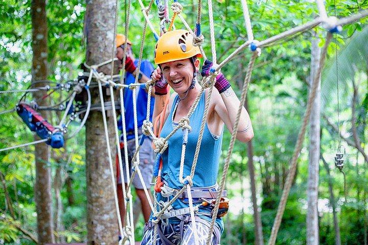 Ultimate Zipline Games Challenge in Krabi