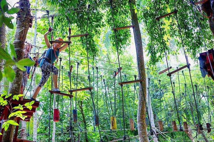 Ultimate Zipline Games Challenge in Krabi