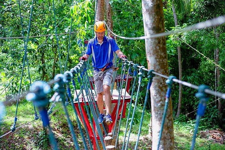 Ultimate Zipline Games Challenge in Krabi