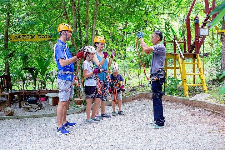 Ultimate Zipline Games Challenge in Krabi