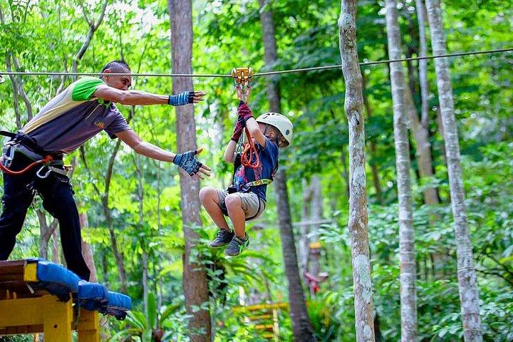 Ultimate Zipline Games Challenge in Krabi