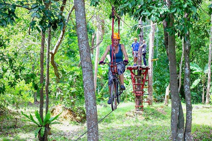 Ultimate Zipline Games Challenge in Krabi