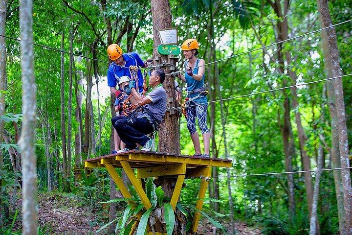 Ultimate Zipline Games Challenge in Krabi