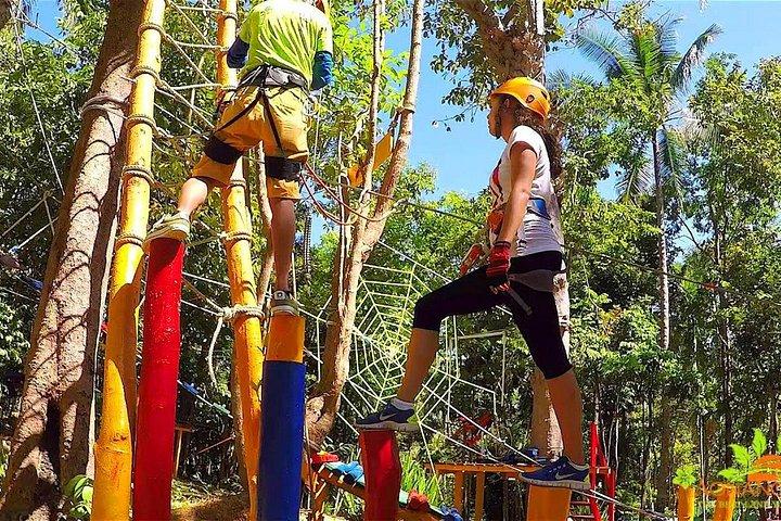 Ultimate Zipline Games Challenge in Krabi