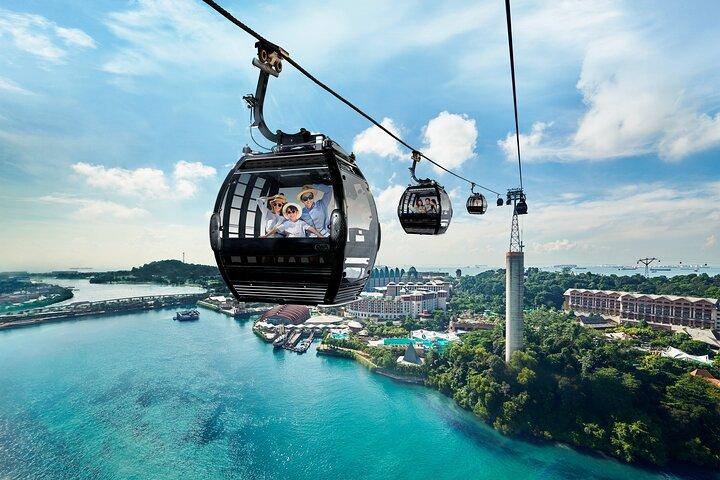 Singapur : Pasaje de ida y vuelta Sentosa Teleférico Sky Pass