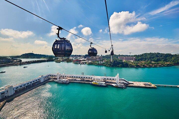 Singapur : Pasaje de ida y vuelta Sentosa Teleférico Sky Pass