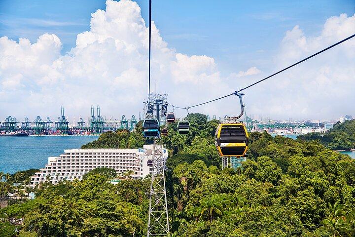Singapur : Pasaje de ida y vuelta Sentosa Teleférico Sky Pass
