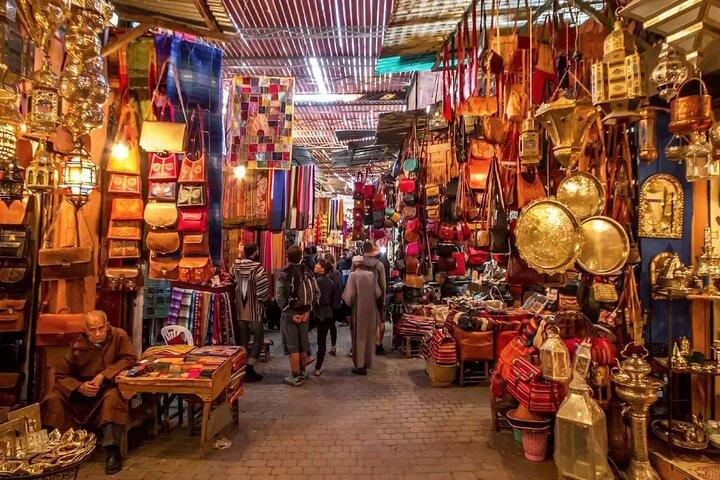 Tour de compras de lujo en Marrakech con transporte
