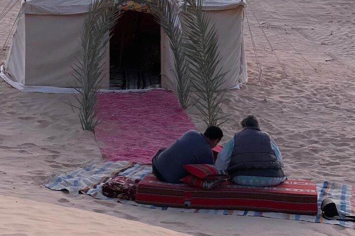 Sahara 1 Night Bivouac Desert Dunes Camel Trek with Camping
