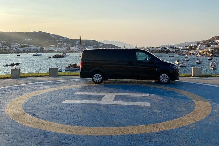 Trasferimento privato di lusso a Mykonos
