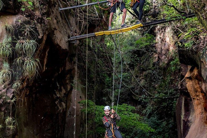 Guachipelin Volcano Combo: Zipline, River Tubing & Hot Springs