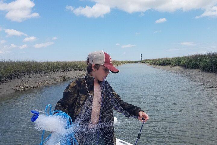 Charleston Eco Boat Cruise med stopp vid Morris Island Lighthouse