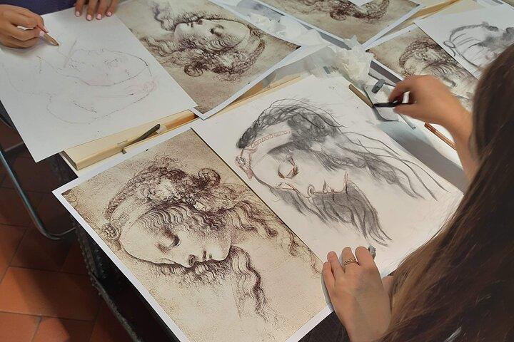 Leonardo-tekeningen en kunstworkshop in Florence