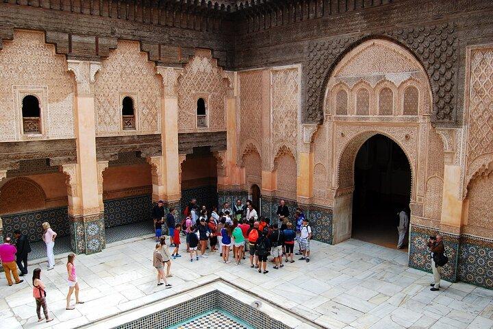 Marrakech : Madrasa Ben Youssef & Secret Garden and Medina Tour