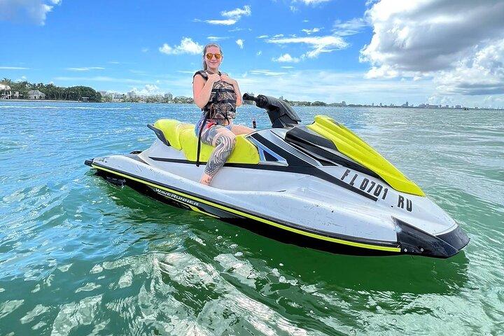 Jet ski tur i Miami med bådtur