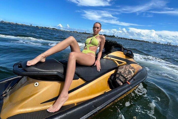 Jet ski tur i Miami med bådtur