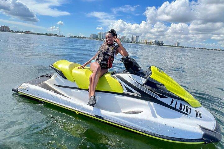 Jet ski tur i Miami med bådtur