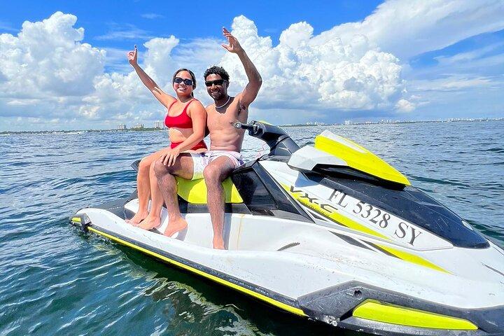 Jet ski tur i Miami med bådtur