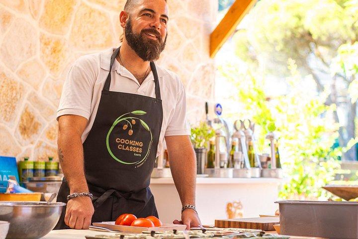 昼食付きザキントス文化の半日ギリシャ料理教室
