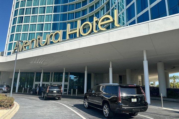 MCOオーランド空港をディズニーワールドに専用車両で移動
