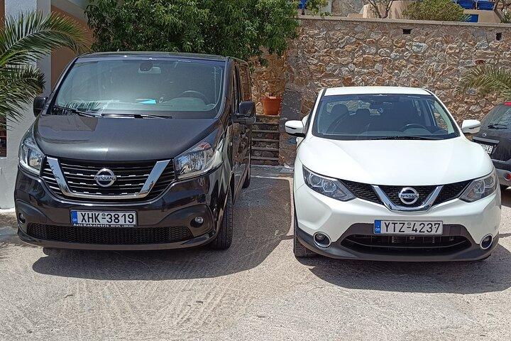 Privater Flughafentransfer Santorini
