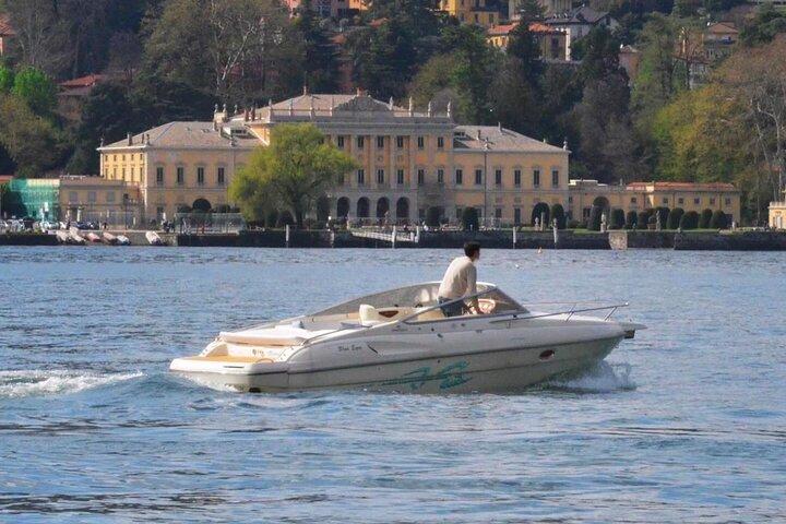 Excursion privée en bateau sur le lac de Côme (1h)