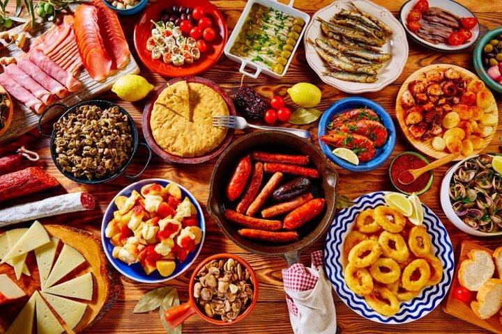 Visite privée à pied des tapas à Madrid