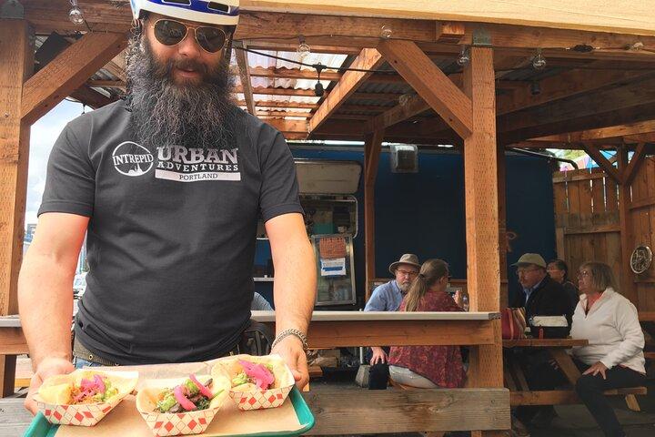 Mad vogne af Portland Bike Tour: lokale smag og historier