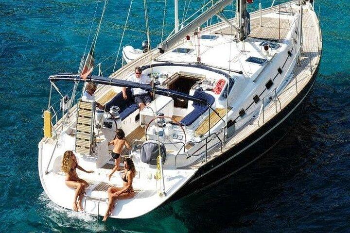 Mykonos Seglingstur till Rhenia obebodda ö + gratis transfer