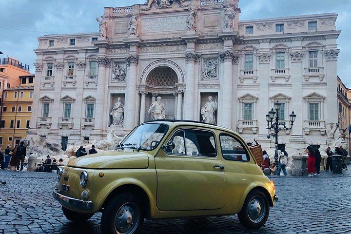 ローマフィアット500ヴィンテージツアー