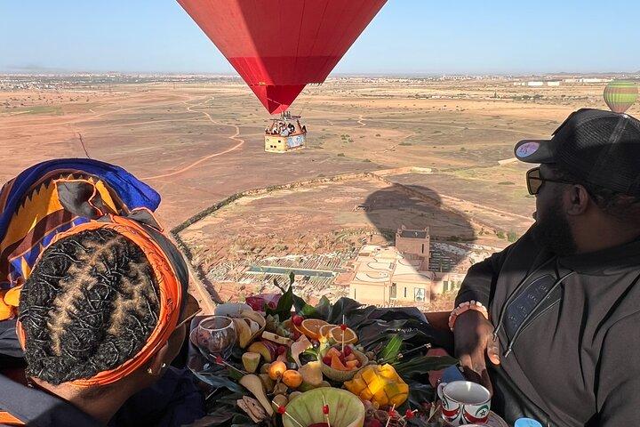 Balade privée en montgolfière à Marrakech avec petit-déjeuner