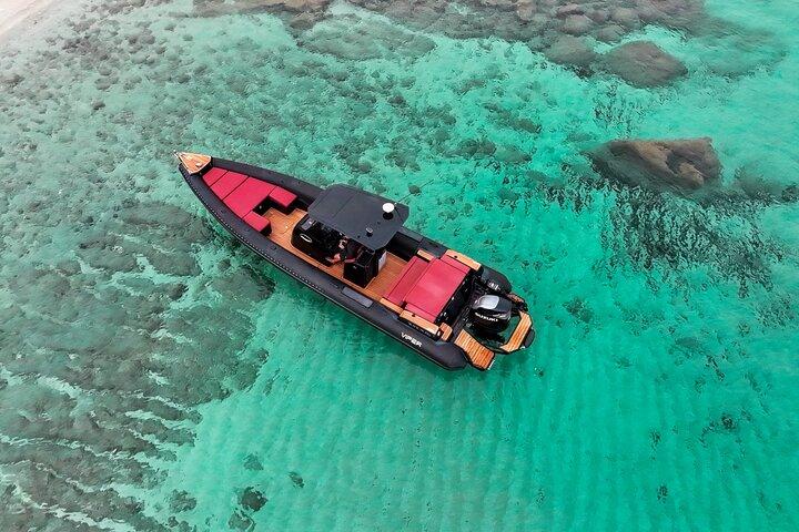 Privat lyx båttur på Mykonos sydkust och dolda stränder