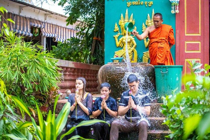Siem Reap Authentic Monk Blessing and Lotus Farm Experience