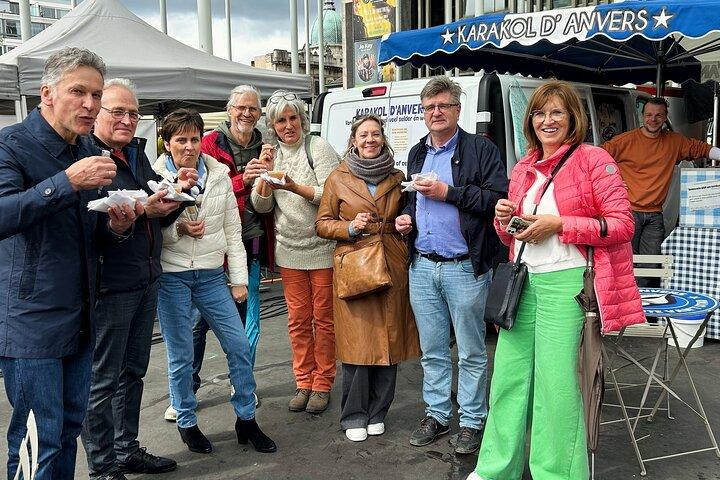 Antwerpen: Matvandringstur med 5 provningar