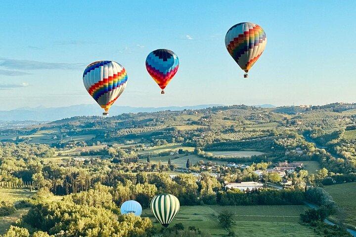 Ballonvaart boven de Chianti-heuvels
