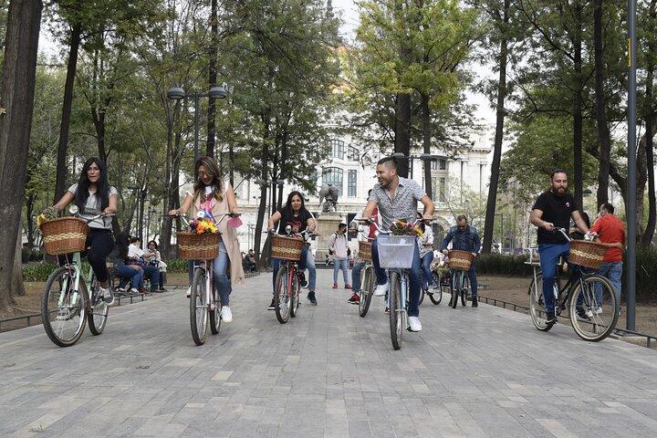 Cykeläventyr genom Mexico Citys historiska centrum
